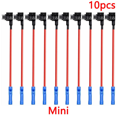 Automotive Add-a-Circuit Fuse Tap Adapters (5/10-Pack)