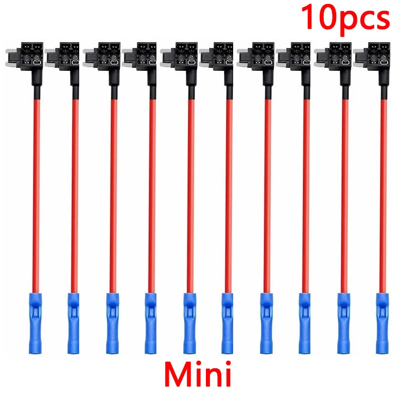 Automotive Add-a-Circuit Fuse Tap Adapters (5/10-Pack)
