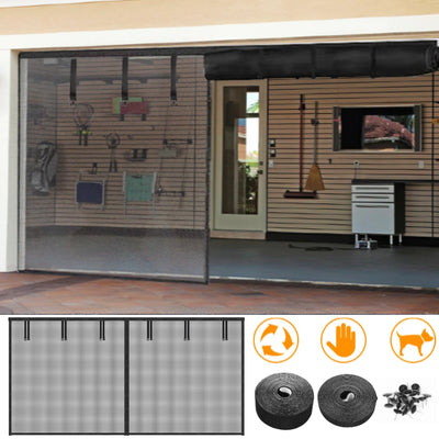 Magnetic Garage Screen Door for 2-Car Garage