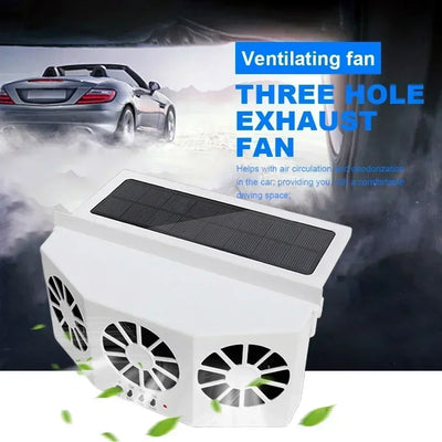 Triple Window Car Fan