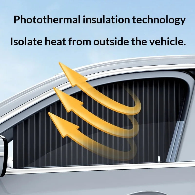 Foldable Car Side Window Sun Shades (2/4 PCS)