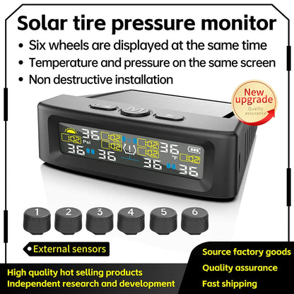 Solar TPMS Car Tire Pressure Sensors
