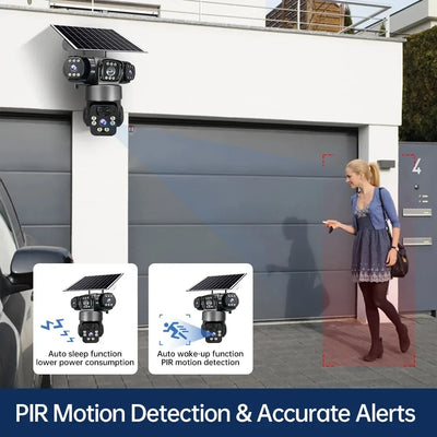 15MP Triple-Lens Solar Security Camera
