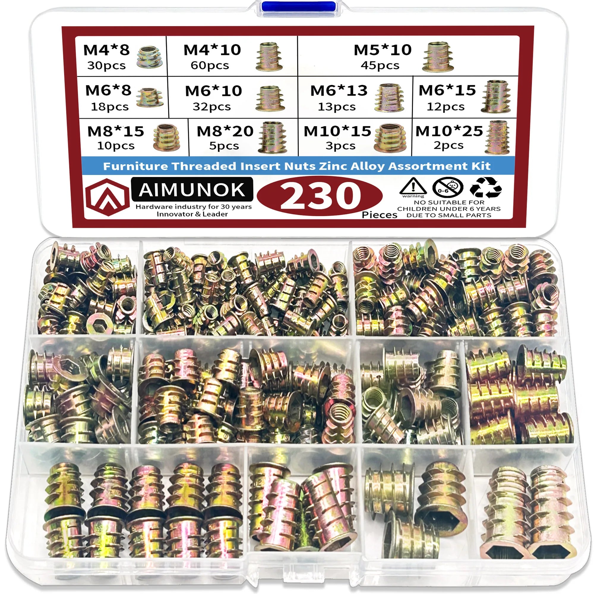 Threaded Inserts Nuts