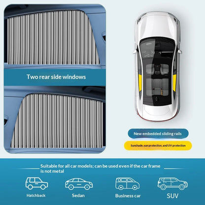 Foldable Car Side Window Sun Shades (2/4 PCS)
