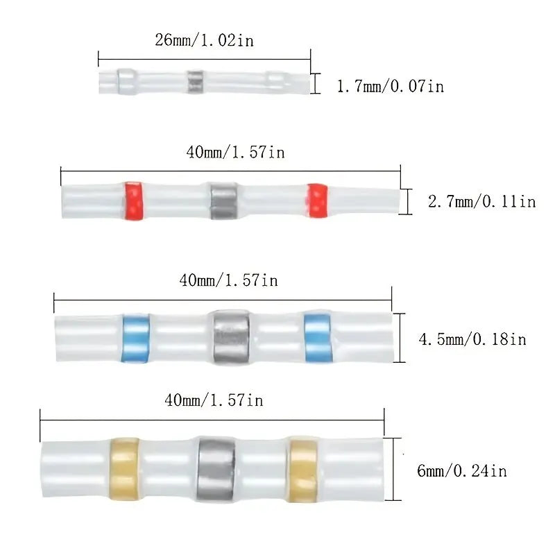 Waterproof Wire Connectors 100/250 Pack (R)