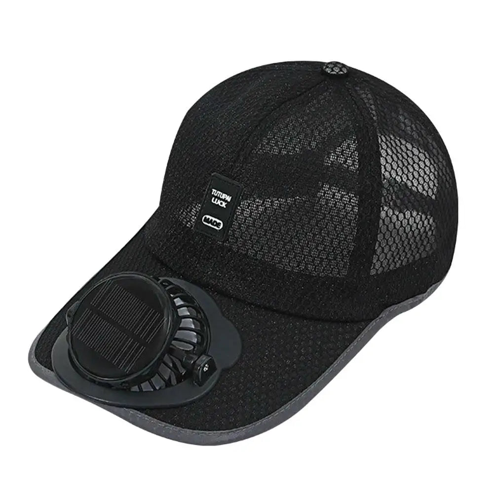 Solar Cooling Fan Hat