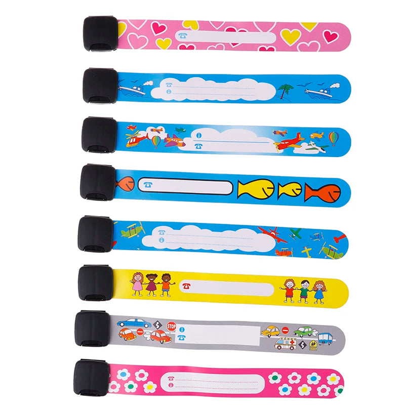 4PCS Adjustable Kids Safety Wristbands