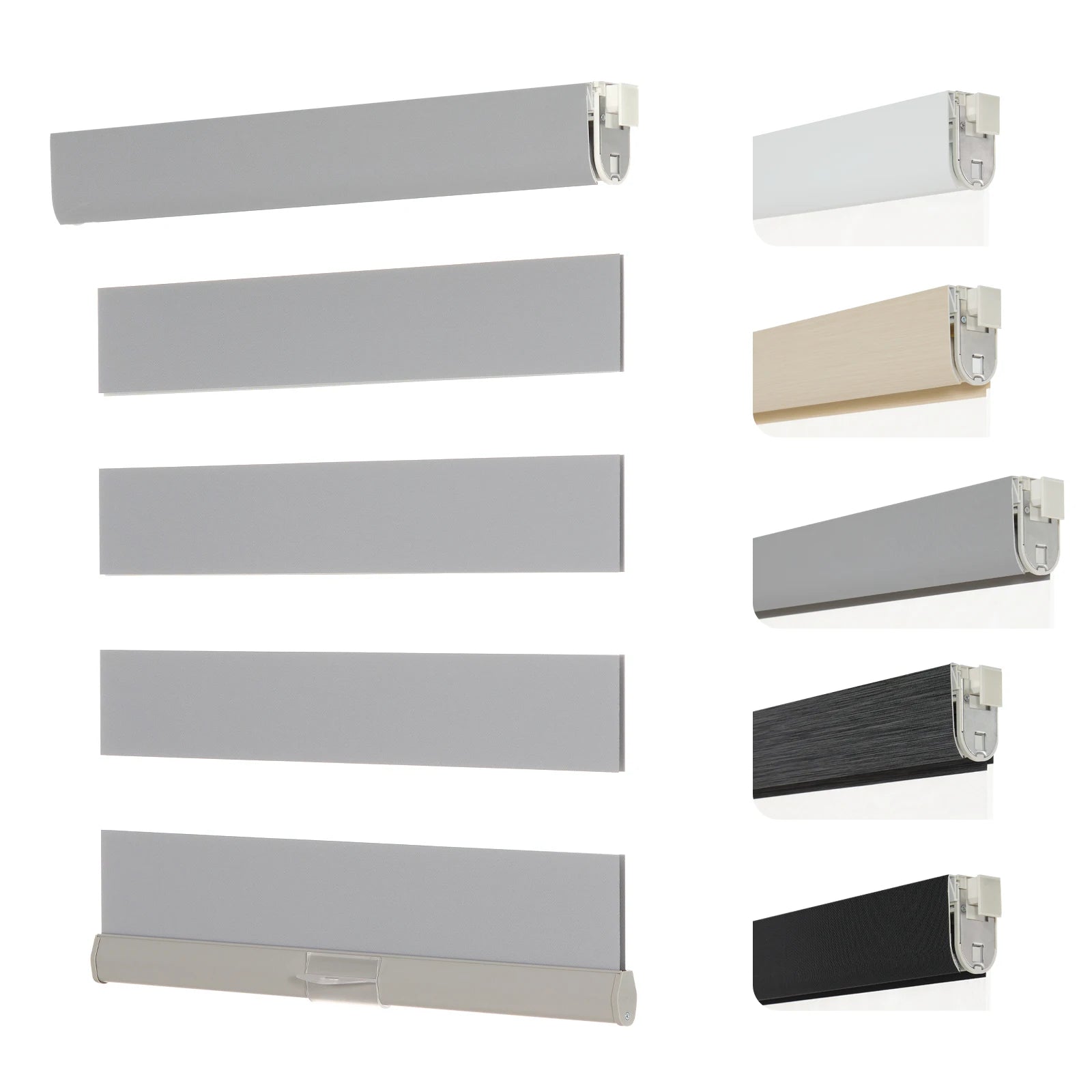 No-Drill Cordless Zebra Blinds