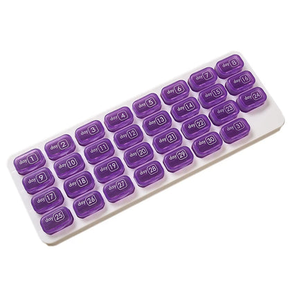 31-Grid Monthly Pill Organizer