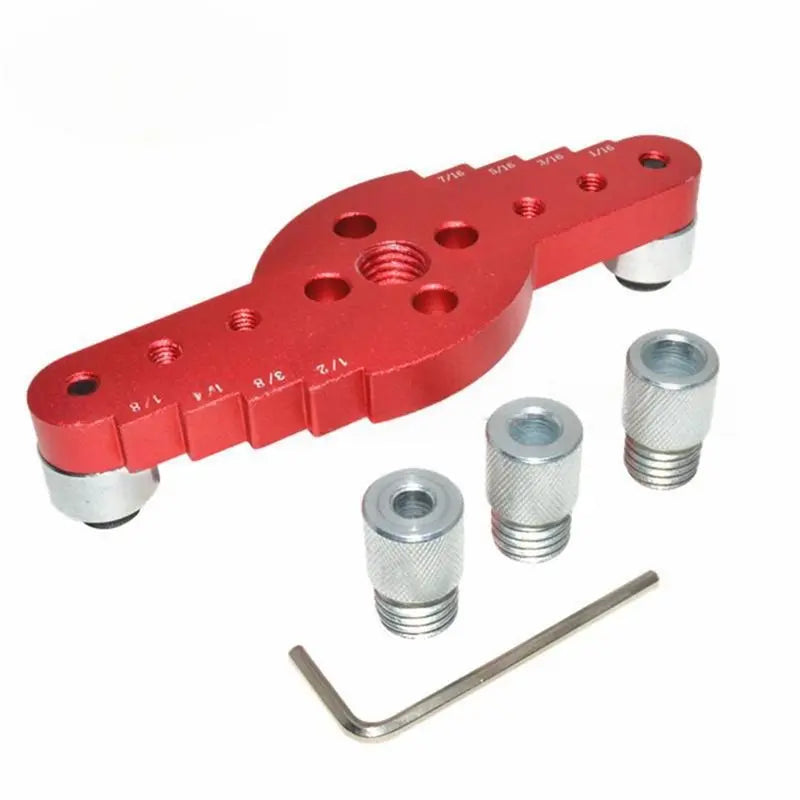 Woodworking Center Hole Locator Drill Jig Kit