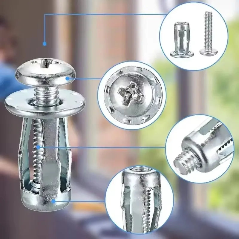 Petal Nut License Plate Fasteners – M4/M5/M6