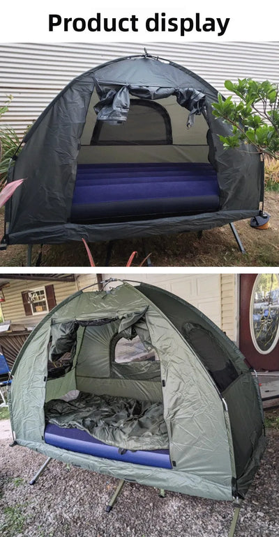 Ultra-Light Hiking Tent & Camping Cot Combo