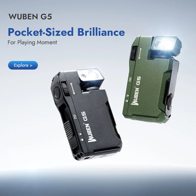 Multi-Color Magnetic EDC Keychain Flashlight
