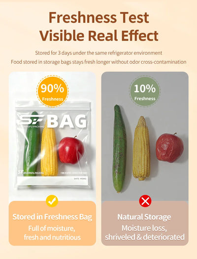 Reusable Double-Seal Food Storage Bags