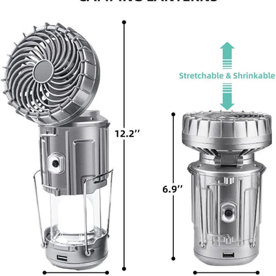 Multi-Function Solar Fan Light