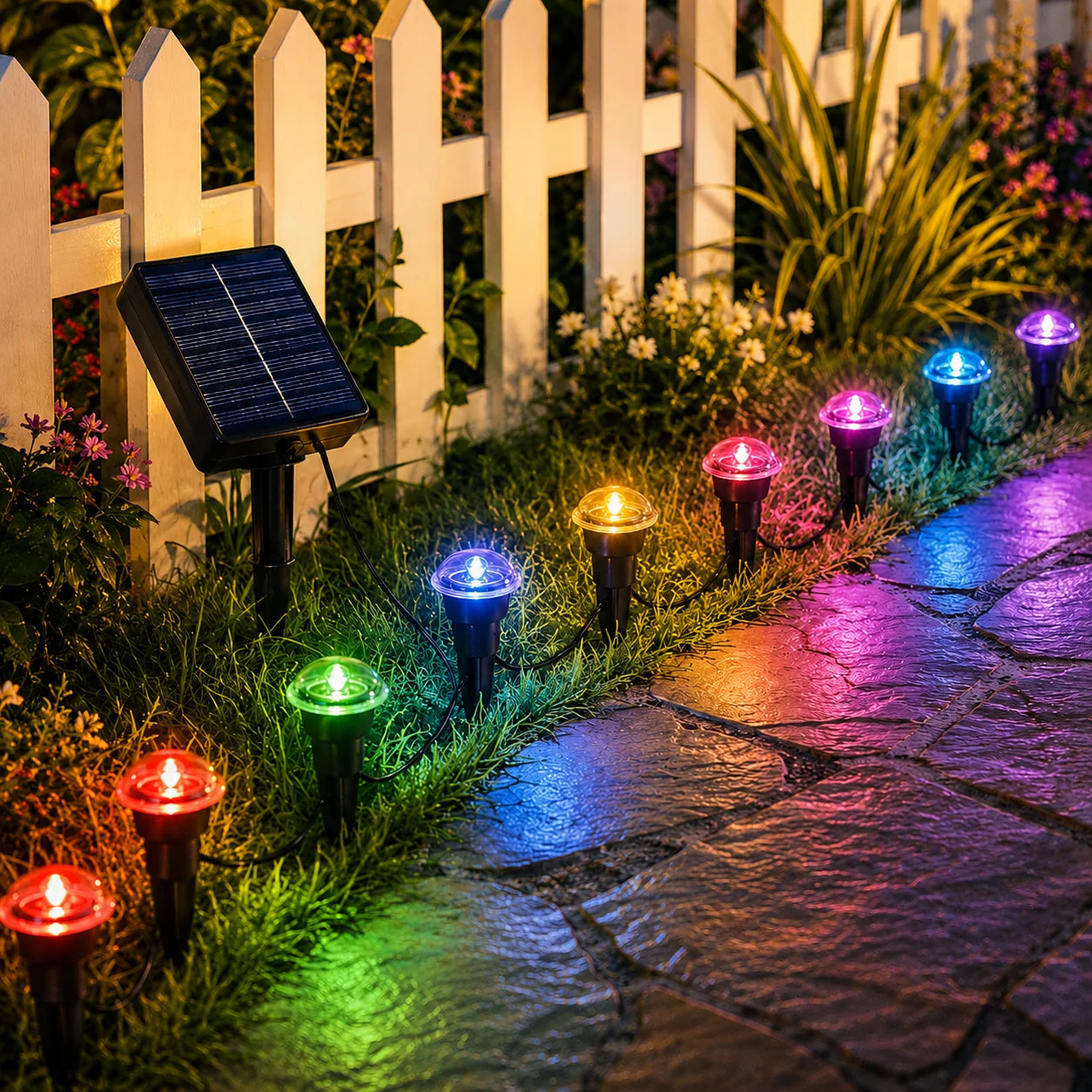 Solar Ground Stake Pathway Lights