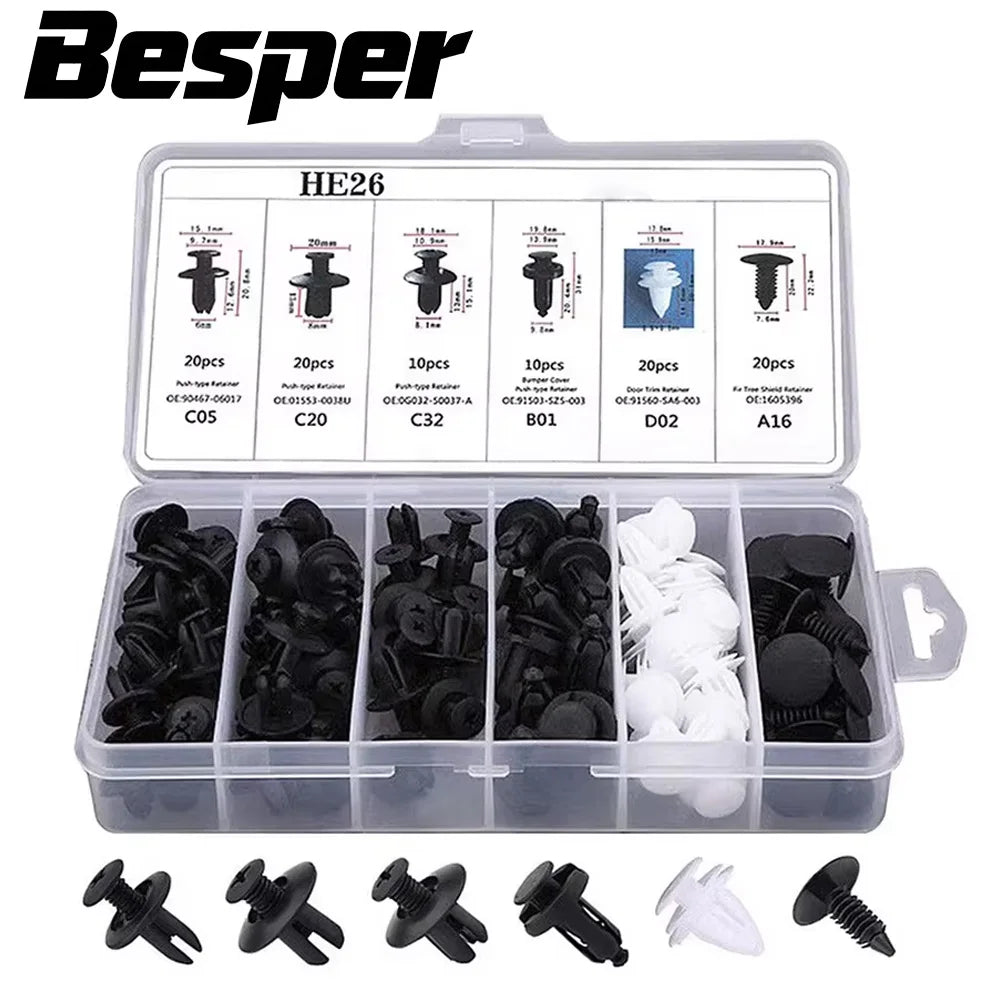 Car Clip Fastener Kit