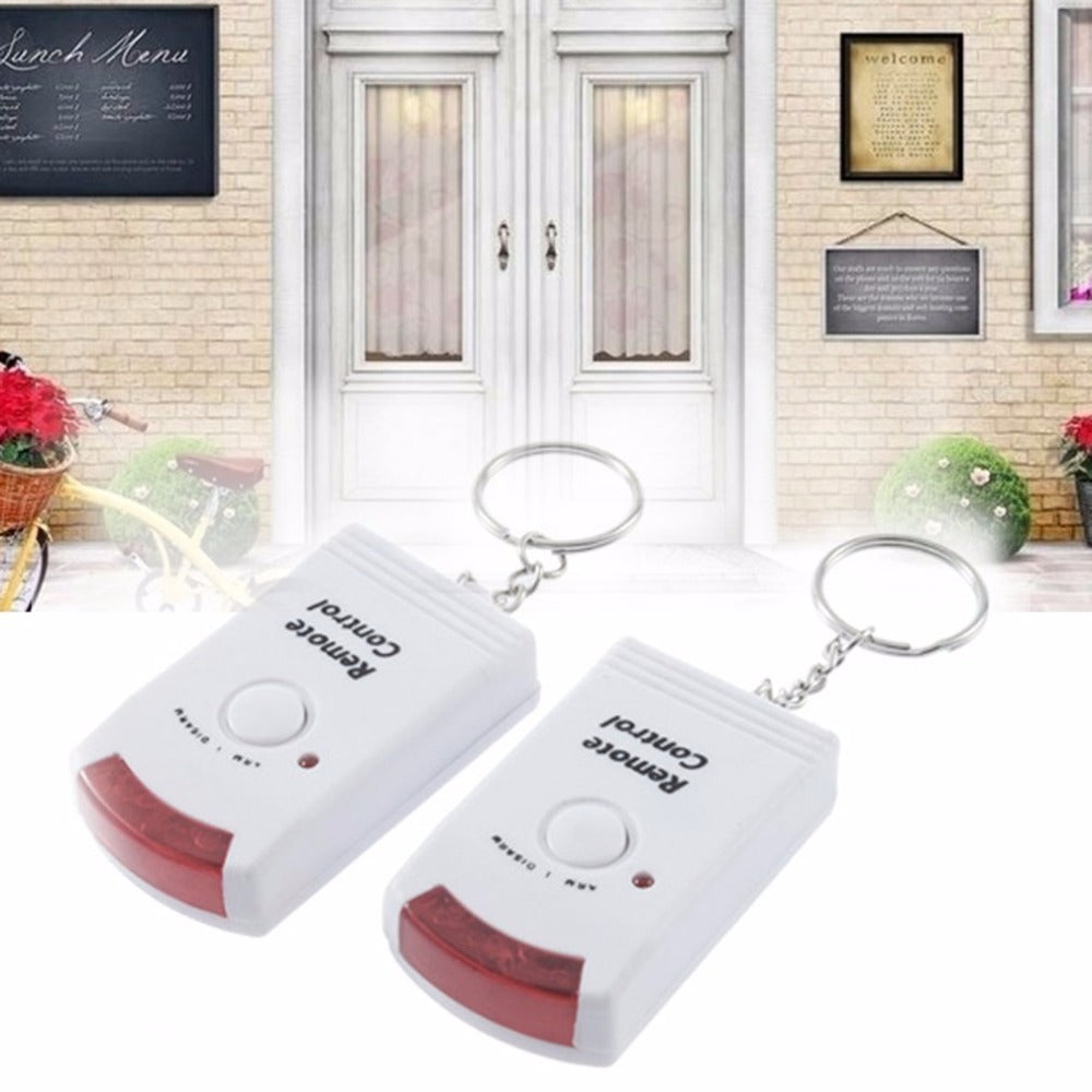 Wireless PIR Motion Sensor Alarm with 2 Remotes