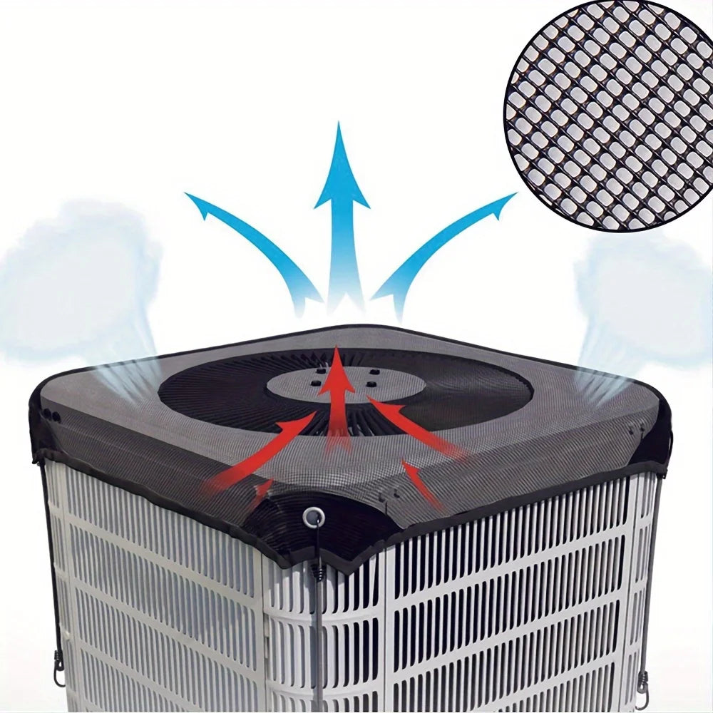 Outdoor AC Cover with Drawstring
