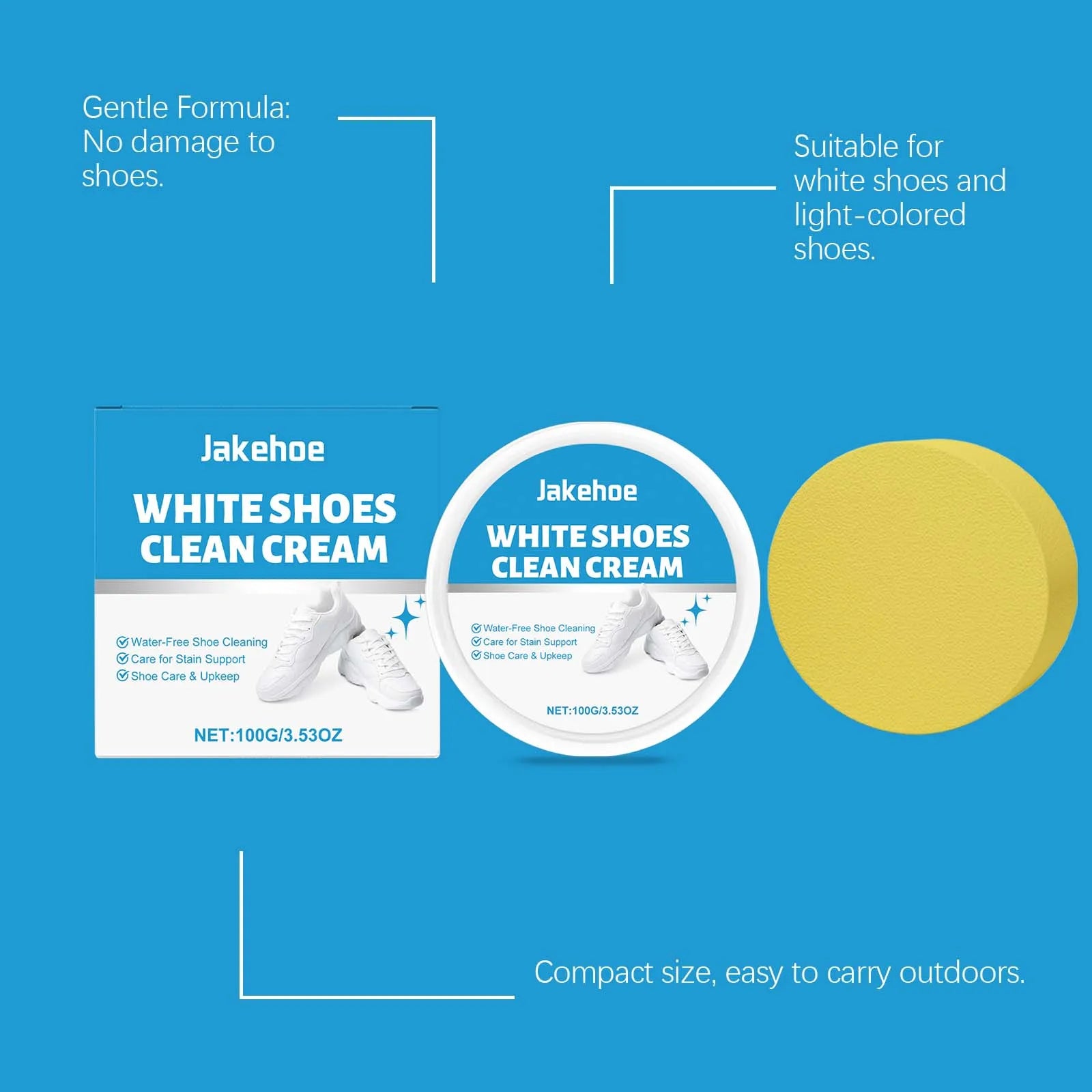 White Shoe Cleaner Cream