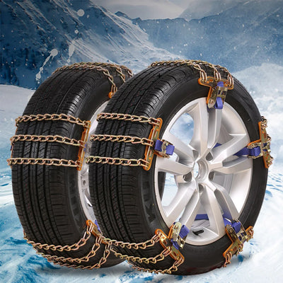 Cadenas de nieve antideslizantes universales para coches, SUV y camiones