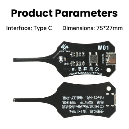 W01 Type-C Coil & Inductance Tester