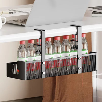 No-Drill Under Desk Cable Management Tray