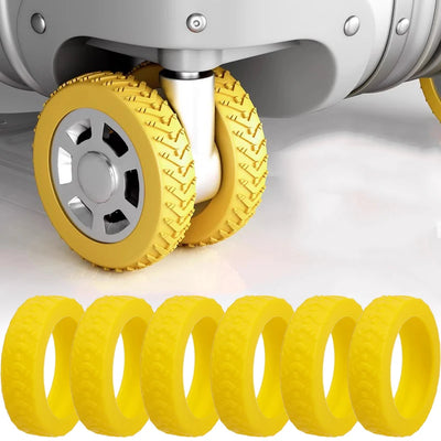 Silicone Luggage Wheel Protector Covers