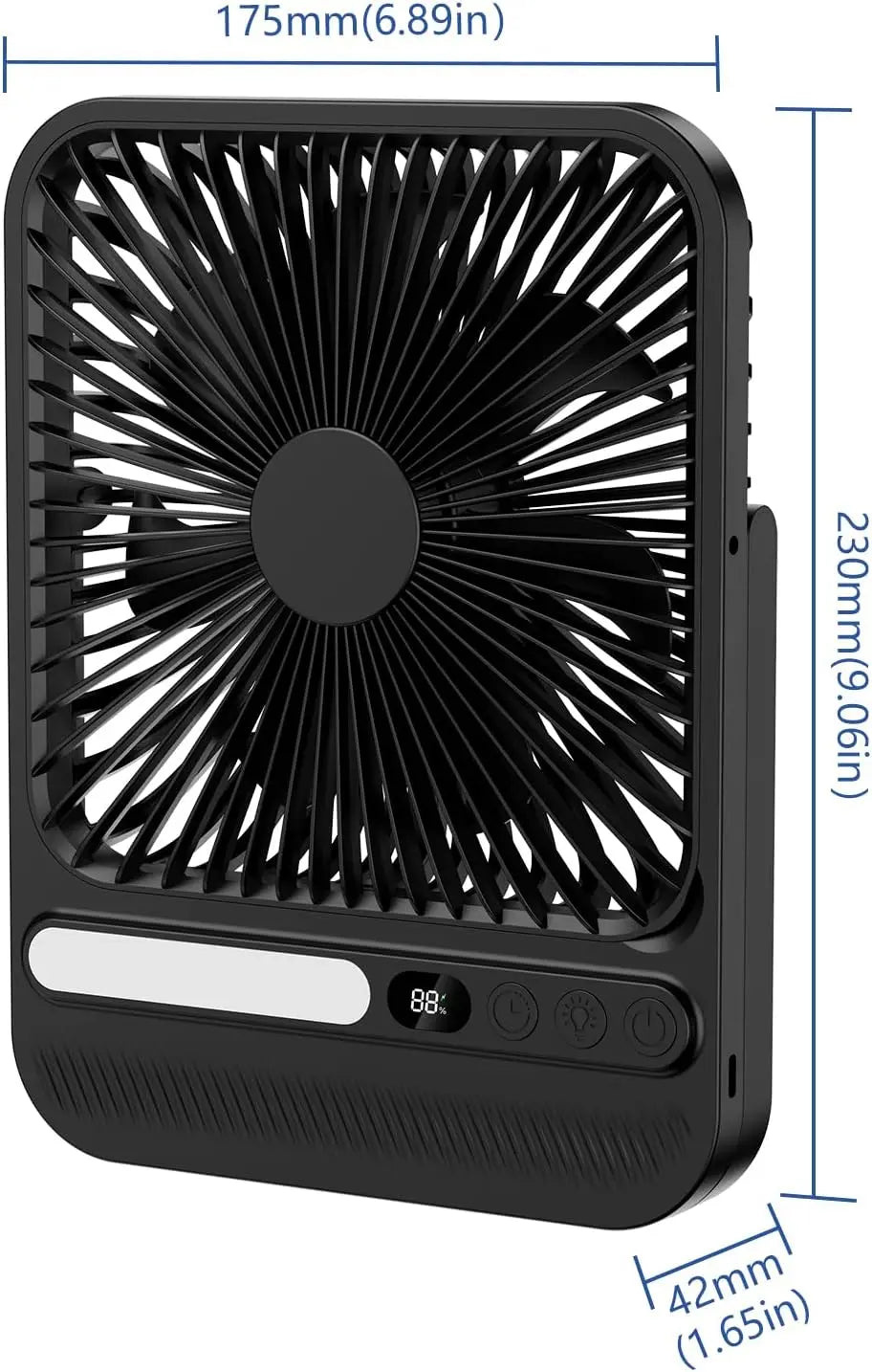 Ultra-Thin Portable Rechargeable Fan