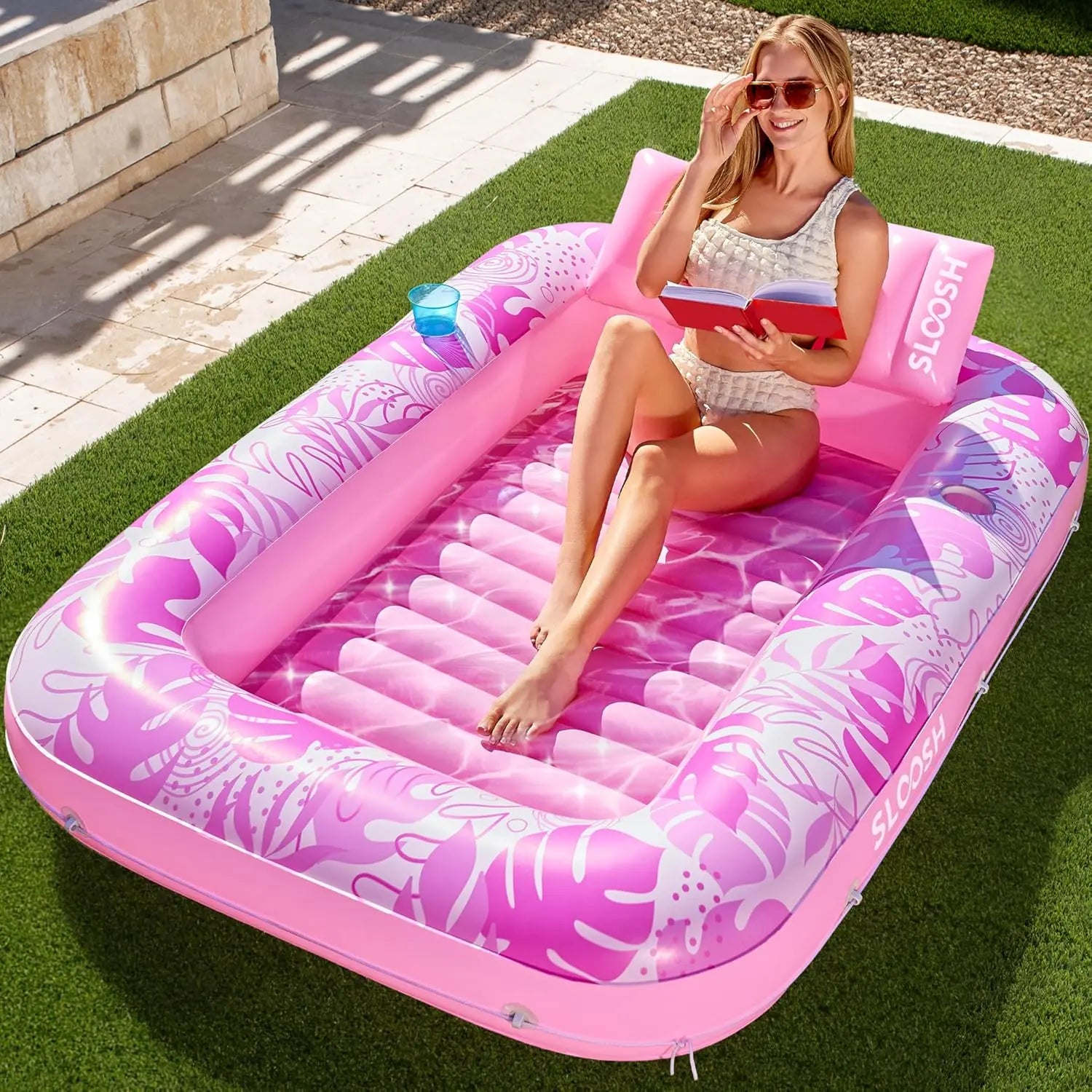 Inflatable Tanning Pool Lounger Float - US ONLY