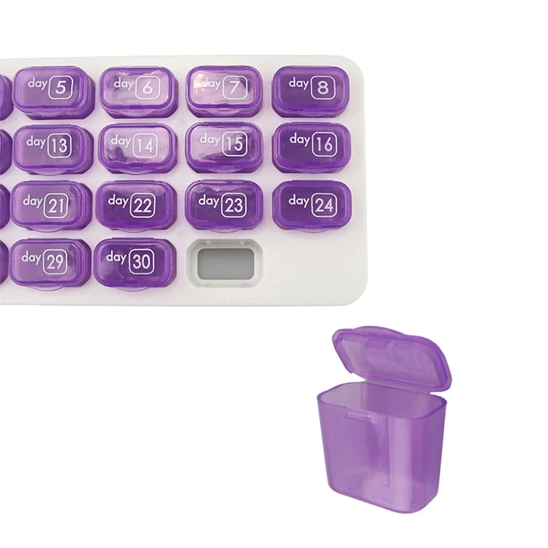 31-Grid Monthly Pill Organizer