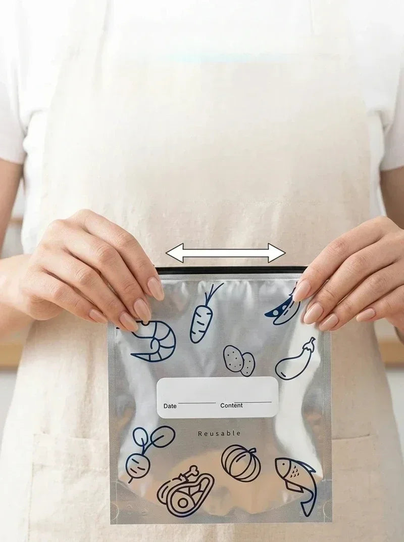 Reusable Aluminum Foil Food Storage Bags
