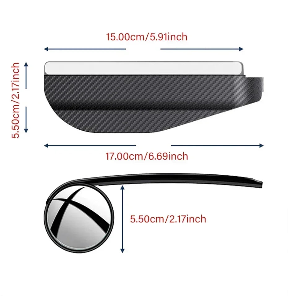 Car Side Mirror Rain Visor