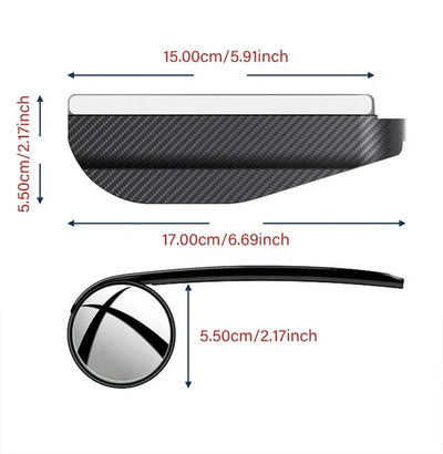 Car Side Mirror Rain Visor