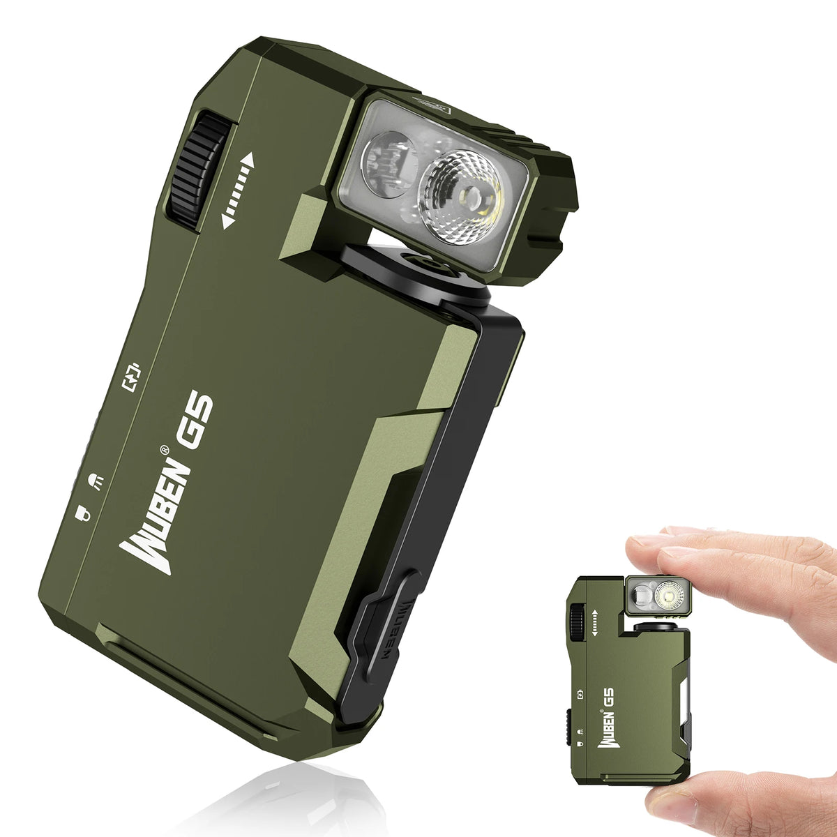 Multi-Color Magnetic EDC Keychain Flashlight