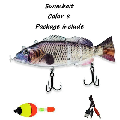 13cm/5.1" Rechargeable Robotic Fishing Lure