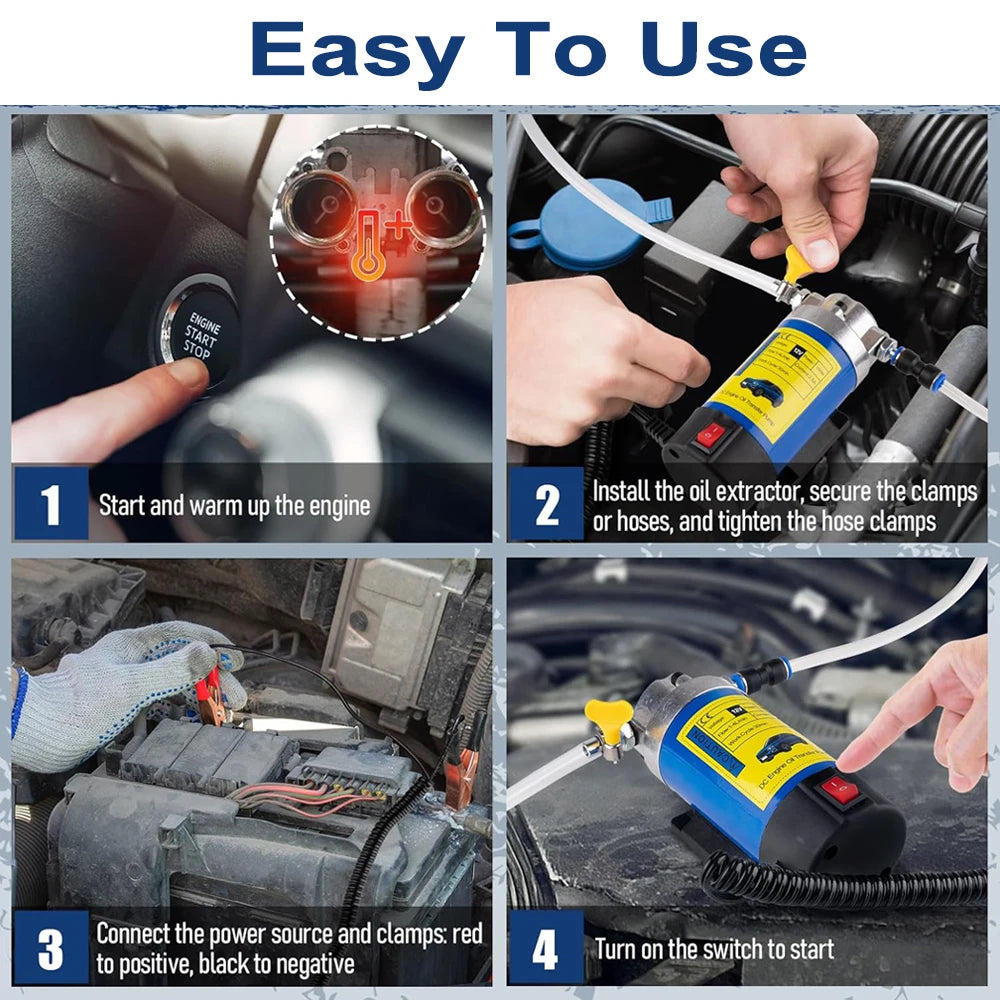 12V Electric Motor Oil & Diesel Transfer Pump
