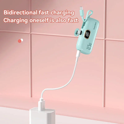 Mini Capsule Power Bank 22.5W Fast Charging