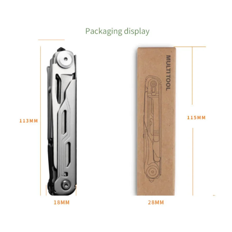 9 In 1 Mini Multitool Folding Knife