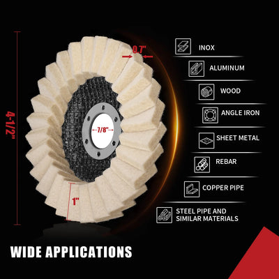 Wool Polishing Wheel Disc (K)