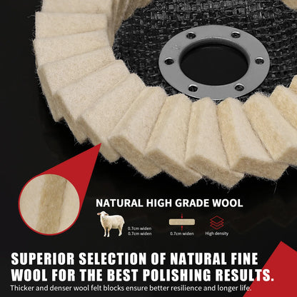 Wool Polishing Wheel Disc (K)