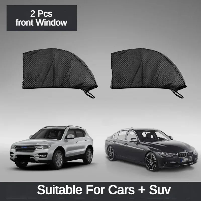 Car Window Sunshade & Mosquito Screen