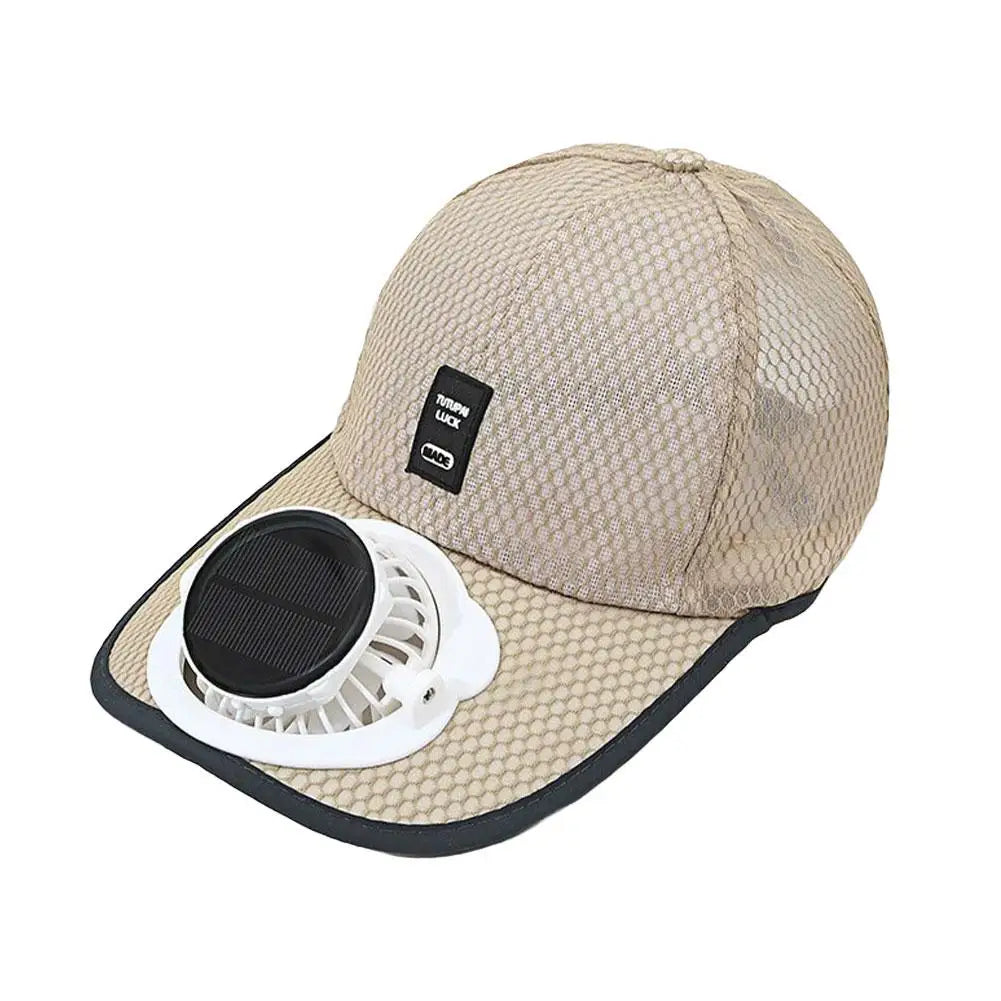 Solar Cooling Fan Hat