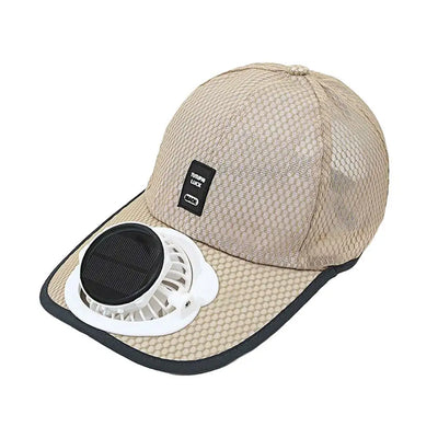 Solar Cooling Fan Hat