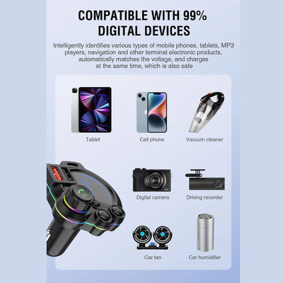 Bluetooth FM Car Charger