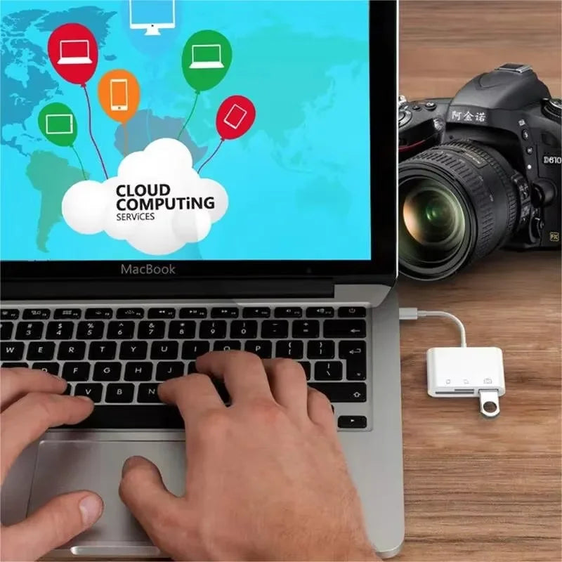 5-in-1 USB 3.0 SD & TF Card Reader Adapter