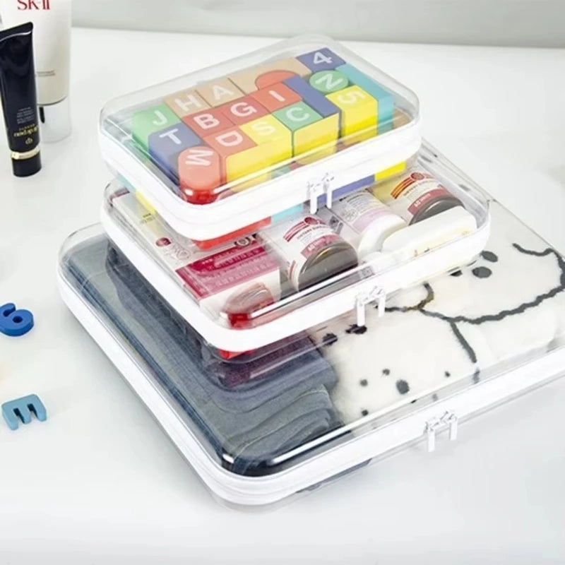 Transparent Zipper Storage Bag