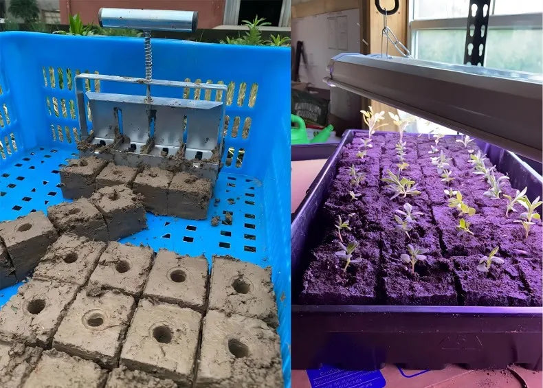 Handheld Soil Block Maker for Seedlings