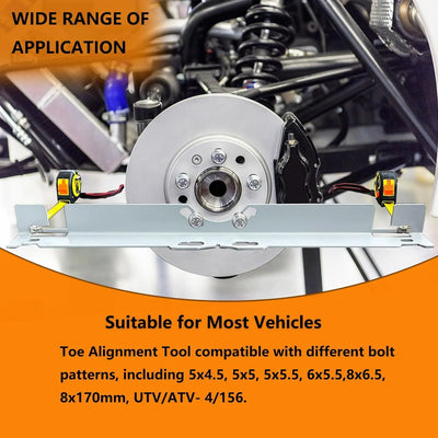 2PCS Wheel Alignment Toe Plates (I)